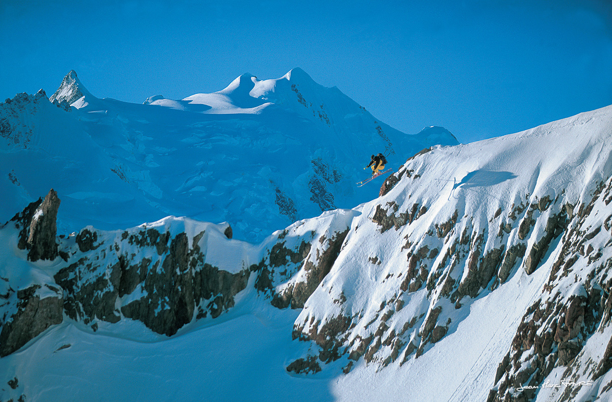 Seb Michaud en ski